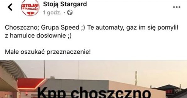 Na stacji "doszło do uszkodzenia pojazdu służbowego BMW" /Informacja prasowa