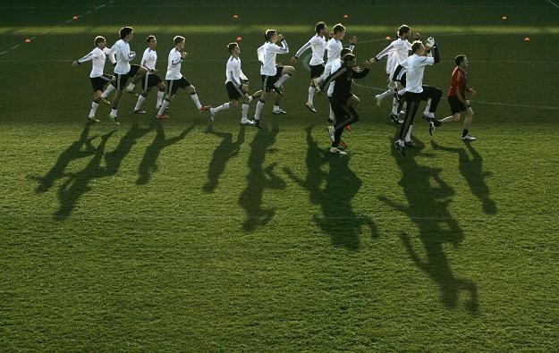 Na stadionie w Wiesbaden trenowała reprezentacja Niemiec przed meczem z Kazachstanem. /AFP