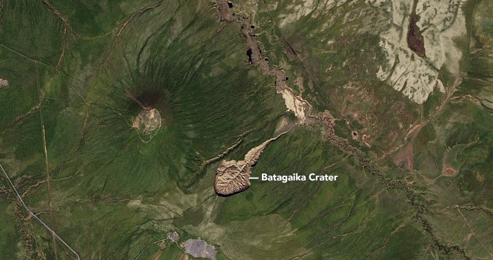 Na Syberii kryje się "brama do piekieł" /NASA Earth Observatory images by Jesse Allen, using Landsat data from the U.S. Geological Survey/domena publiczna /Wikipedia