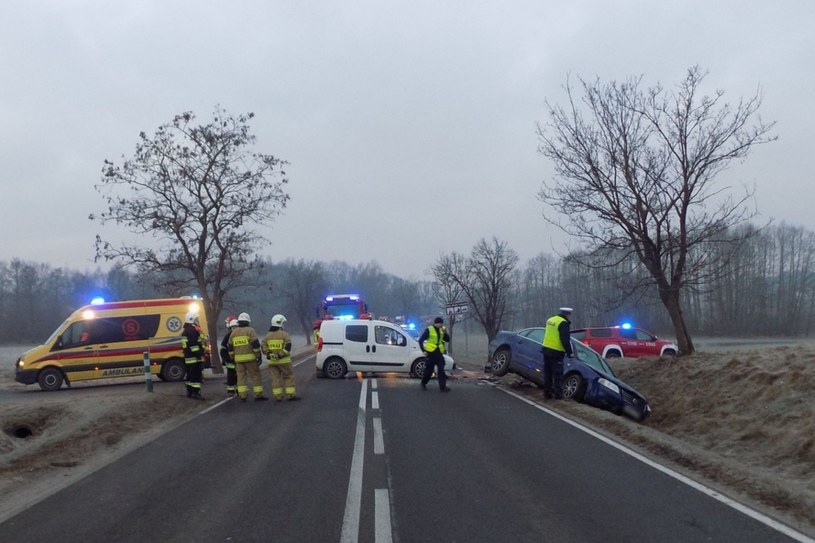 Na szczęście żadna z trzech osób biorących udział w kolizji nie odniosła nawet lekkich obrażeń /Policja /Informacja prasowa