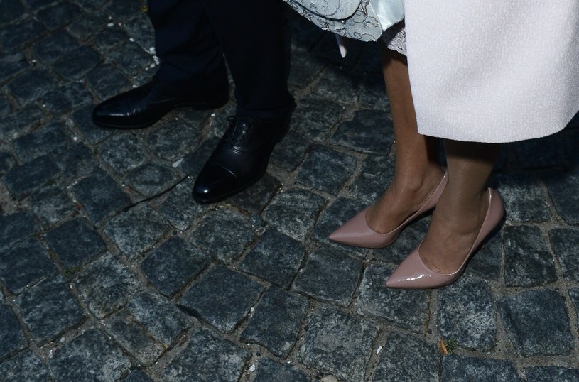 Na takie buty Jolanta Kwaśniewska postawiła podczas ślubu córki Aleksandry w 2012 roku /East News