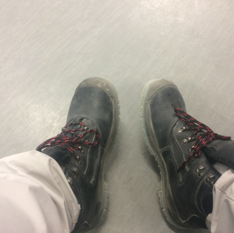 Na teren rozbudowy Elektrowni Opole można wejśc tylko w specjalnych butach /Michał Dobrołowicz /RMF FM