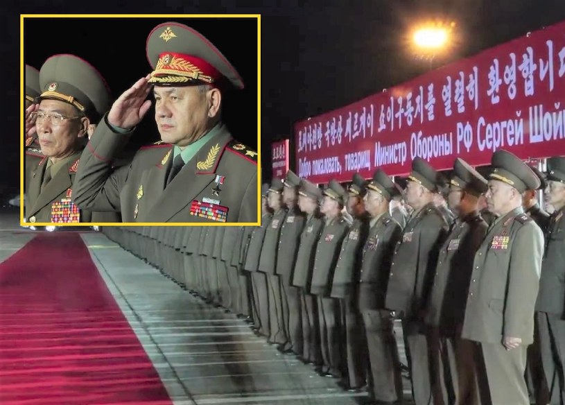 Na transparencie powitanym na lotnisku w Korei Północnej było hasło żywcem wyjęte z czasów bolszewickiej Rosji /Twitter