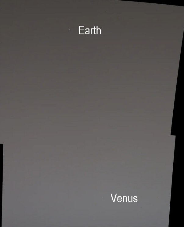 Na tym niezwykłym zdjęciu widać jednocześnie Ziemię i Wenus /NASA