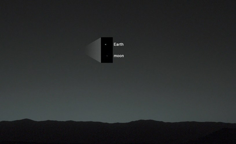 Na tym zdjęciu z 2014 r. widać i Ziemię, i Księżyc /NASA