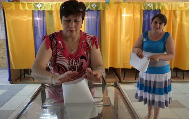 Na Ukrainie trwają wybory. Ukraińcy licznie poszli do urn /ANASTASIA VLASOVA /PAP/EPA