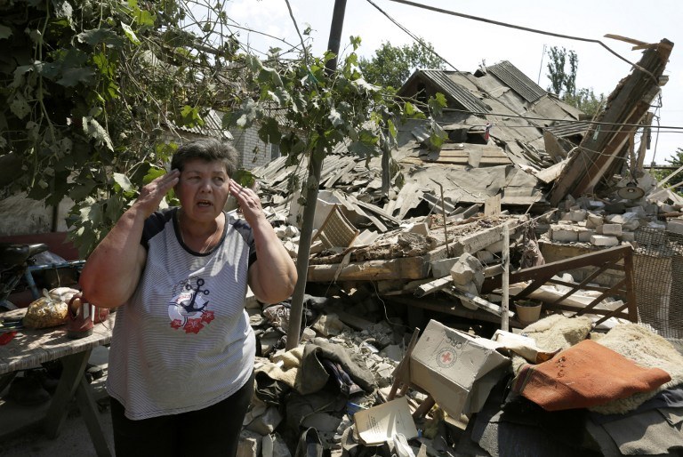 Na Ukrainie wciąż trwają walki /AFP