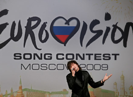 Na uroczystości w Moskwie zaśpiewał Dima Biłan, zwycięzca Eurowizji 2008 /arch. AFP
