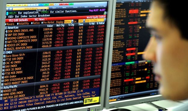 Na Wall Street znowu bardzo nerwowo, duże spadki /AFP
