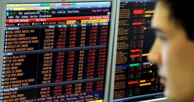 Na Wall Street znowu bardzo nerwowo, duże spadki /AFP