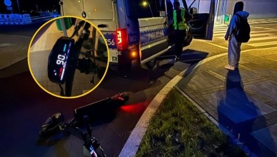 Na widok policji 15-latek zaczął uciekać. Pędząc hulajnogą, omal nie potrącił pieszych