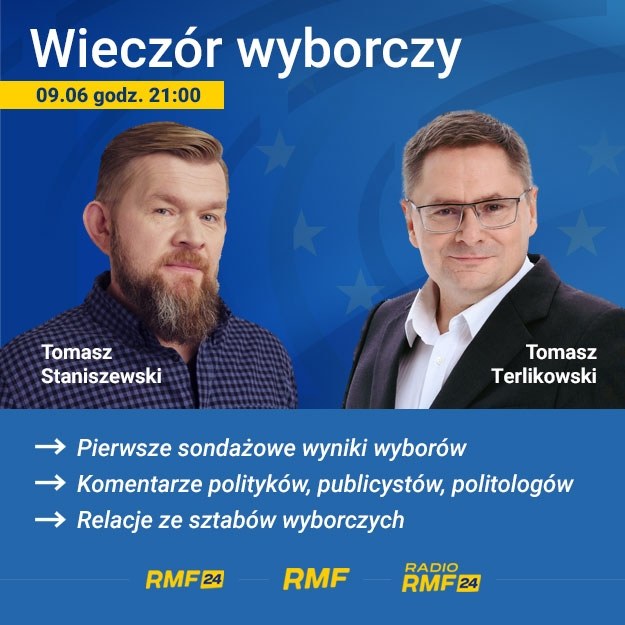 Na wieczór wyborczy RMF FM i Radia RMF24 zapraszają Tomasz Staniszewski i Tomasz Terlikowski /RMF FM