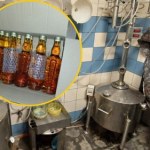 alkohol "Na własny użytek". Miał na posesji bimbrownię, wpadł przy kontroli drogowej