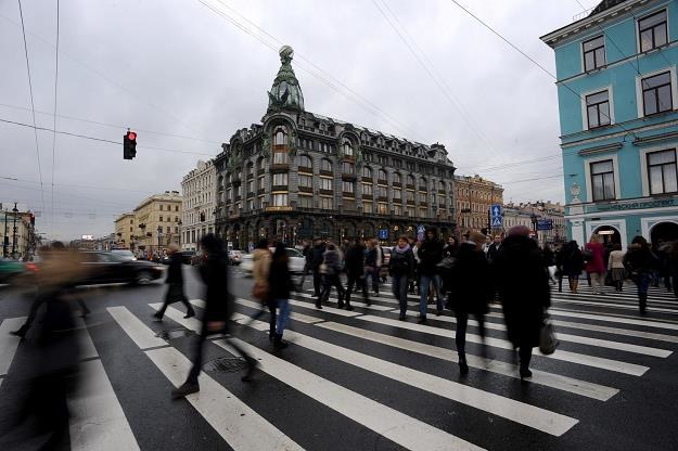 Na wprost siedziba portalu W Kontakcie w St Petersburgu /AFP