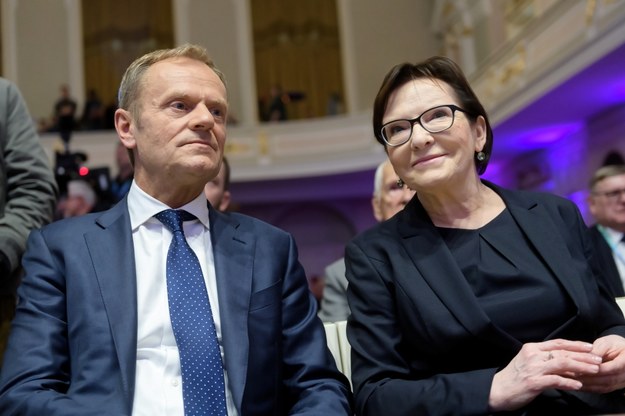 Na zdj. Donald Tusk i Ewa Kopacz /Jakub Kaczmarczyk /PAP