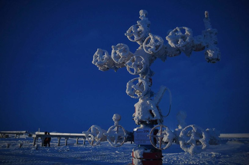 Na zdj. jedno z pól wydobywczych koncernu Novatek na Syberii. Zdj. ilustracyjne /AFP