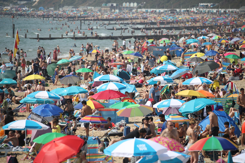 Na zdj. plaża w Bournemouth w Wielkiej Brytanii /Andrew Matthews/PA Images via Getty Images /Getty Images