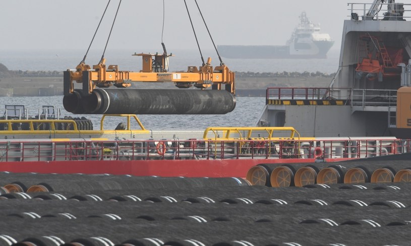 Na zdj. prace przy Nord Stream 2 /Stefan Sauer/dpa /AFP