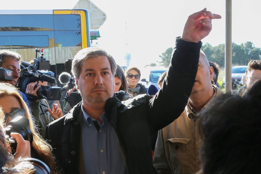 Na zdj. uniewinniony Bruno de Carvalho /MANUEL DE ALMEIDA  /PAP/EPA