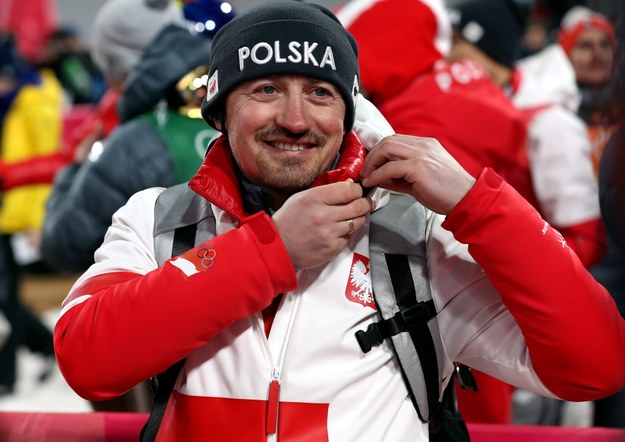 Na zdjęciu Adam Małysz podczas igrzysk olimpijskich Pjongczang 2018 / 	Grzegorz Momot    /PAP