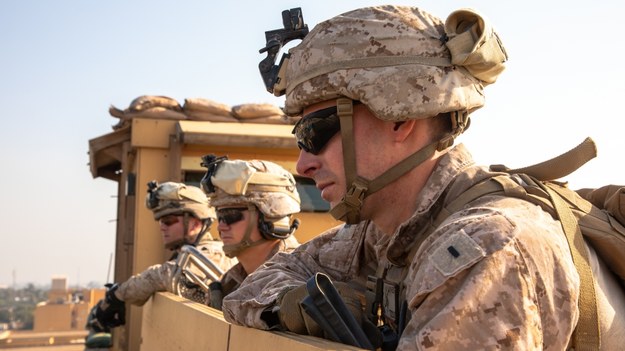 Na zdjęciu amerykańscy żołnierze w Iraku /KYLE TALBOT / US MARINE CORPS HANDOUT /PAP/EPA