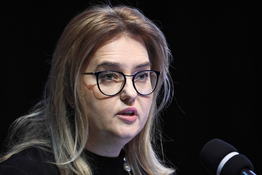 Na zdjęciu archiwalnym z dnia 15.01.2020. eurodeputowana Magdalena Adamowicz /Marcin Gadomski /PAP