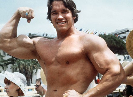 Na zdjęciu: Arnold Schwarzenegger, maj 1977 /AFP