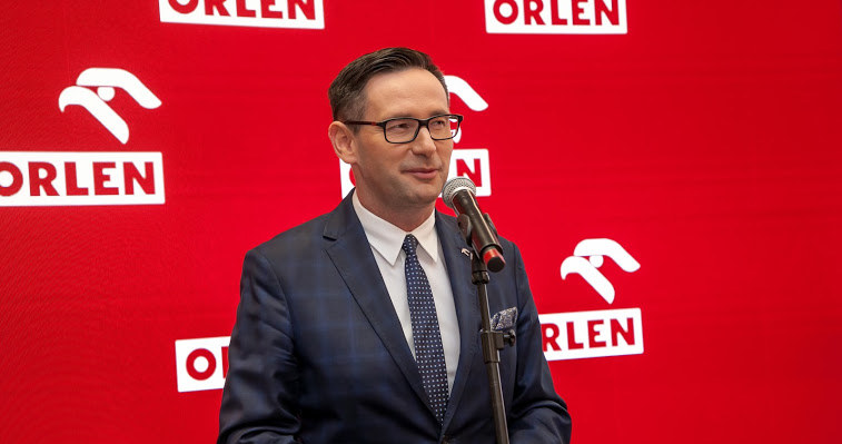 Na zdjęciu: Daniel Obajtek, prezes PKN Orlen. /Ireneusz Rek /INTERIA.PL