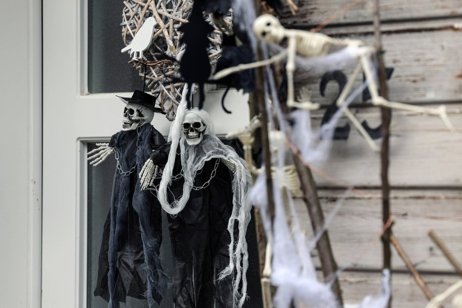 Na zdjęciu dekoracja na Halloween domu w niemieckim Siegen /	IMAGO/Rene Traut /PAP
