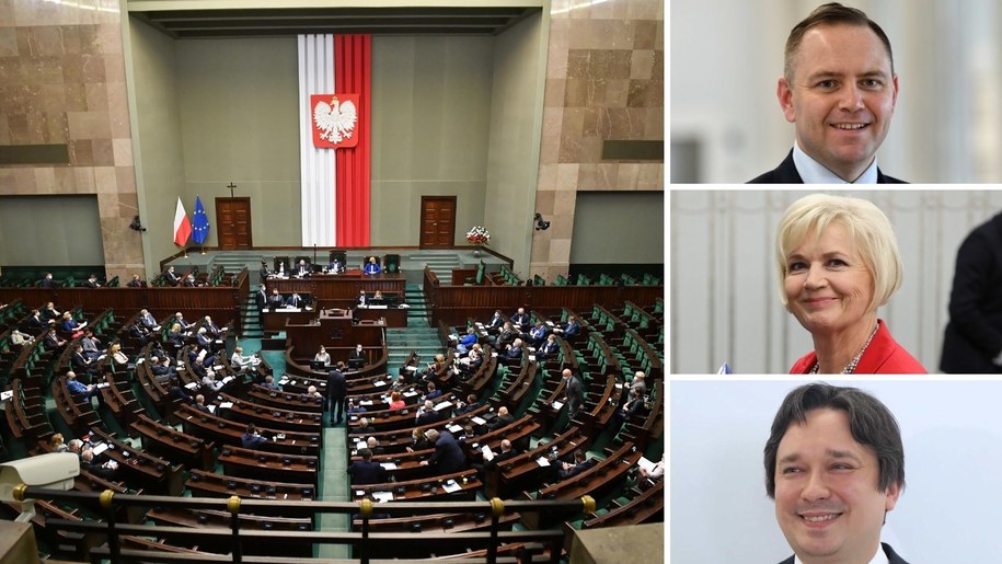 Na zdjęciu dr Karol Nawrocki, senator Lidia Staroń i prof. Marcin Wiącek /Radek Pietruszka, Tomasz Gzell /PAP