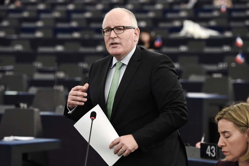 Na zdjęciu Frans Timmermans, wiceprzewodniczący Komisji Europejskiej /AFP