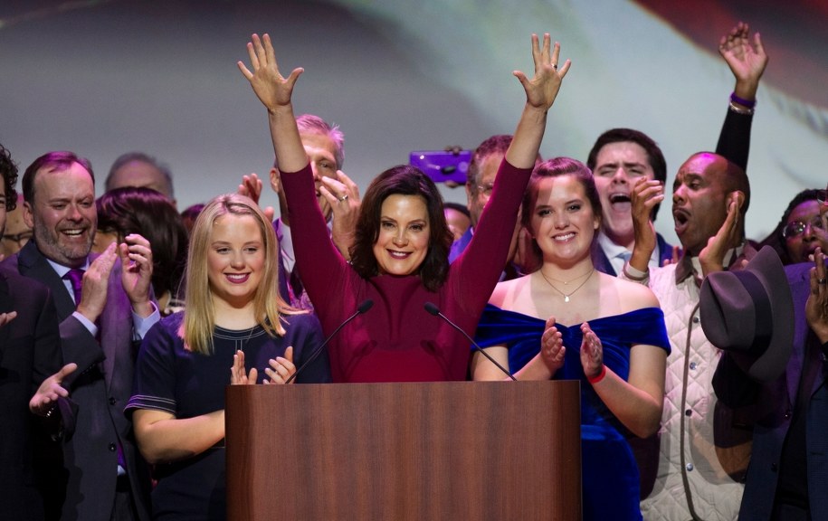 Na zdjęciu gubernator stanu Michigan Gretchen Whitmer /RENA LAVERTY /PAP/EPA