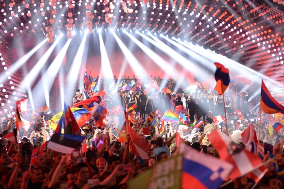 Na zdjęciu ilustracyjnym finał Eurowizji w Wiedniu w 2015 roku /Julian Stratenschulte /PAP/EPA