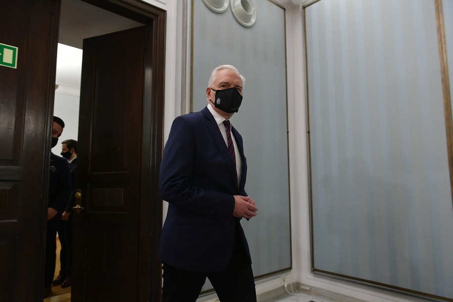 Na zdjęciu Jarosław Gowin / 	Marcin Obara  /PAP