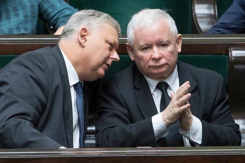 Na zdjęciu Jarosław Kaczyński i Marek Suski /fot. Andrzej Iwanczuk/REPORTER /Reporter