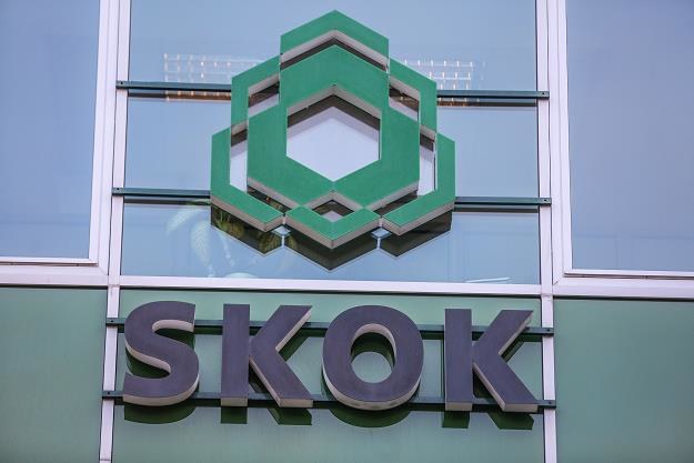Na zdjęciu: Logo Kasy Krajowej SKOK. Fot. Karolina Misztal /Reporter