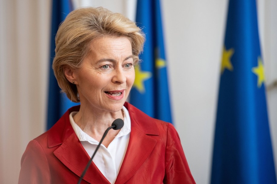 Na zdjęciu nowa szefowa KE Ursula von der Leyen / 	MARIUS BECKER /PAP/EPA