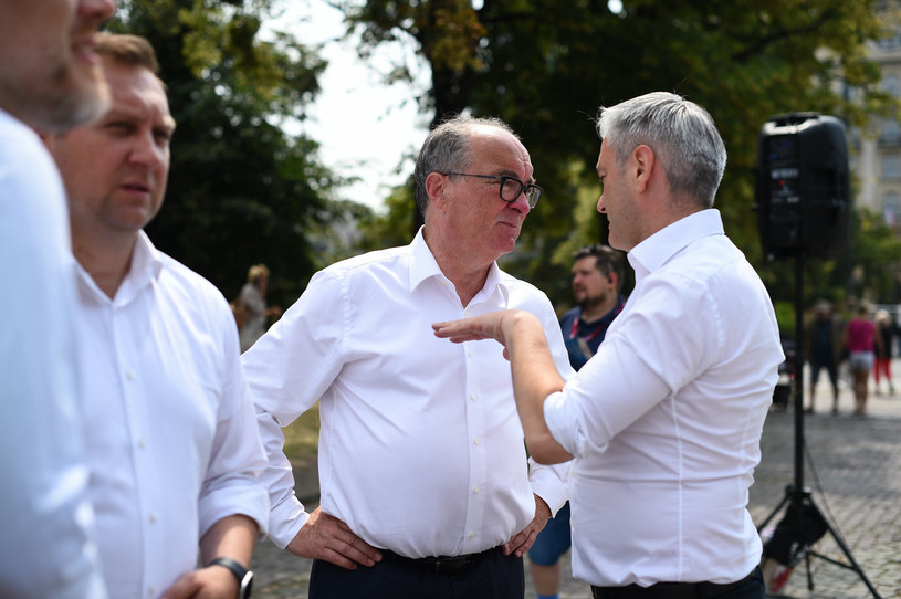 Na zdjęciu od lewej: Tomasz Trela, Włodzimierz Czarzasty i Robert Biedroń / fot. Zbyszek Kaczmarek/REPORTER  /East News