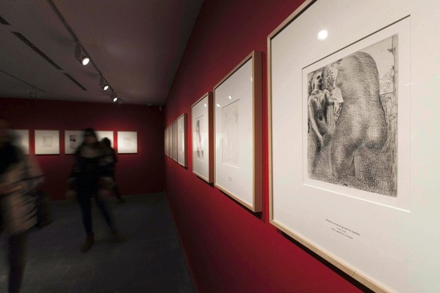 Na zdjęciu oryginalne dzieło Pablo Picasso prezentowane na wystawie na Wyspach Kanaryjskich /ANGEL MEDINA /PAP/EPA