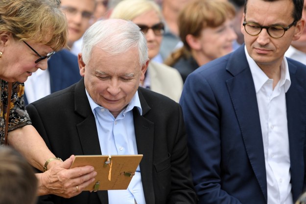 Na zdjęciu prezes PiS Jarosław Kaczyński i premier Mateusz Morawiecki /Darek Delmanowicz /PAP