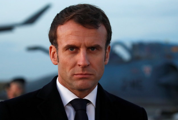 Na zdjęciu prezydent Francji Emmanuel Macron /GONZALO FUENTES  /PAP/EPA