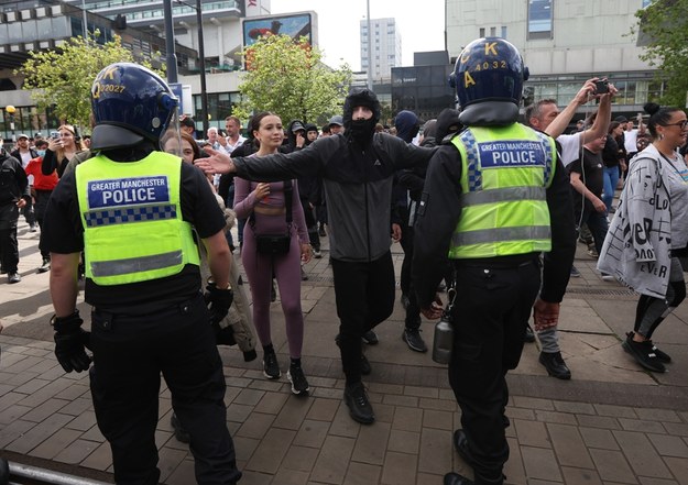 Na zdjęciu: protest w Manchesterze /PAP/EPA/STR /