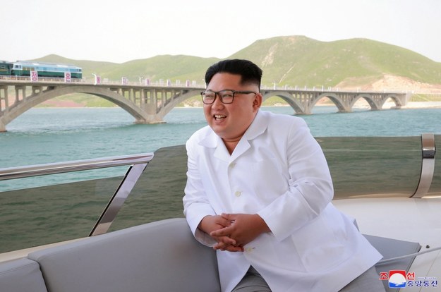 Na zdjęciu przywódca Korei Północnej Kim Dzong Un /KCNA /PAP/EPA