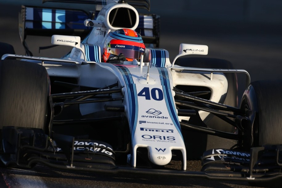 Na zdjęciu Robert Kubica podczas testów na torze w Abu Dhabi / 	XPB Images/Press Association Ima /PAP/EPA