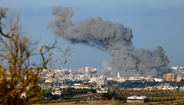 Na zdjęciu Strefa Gazy /HANNIBAL HANSCHKE /PAP/EPA