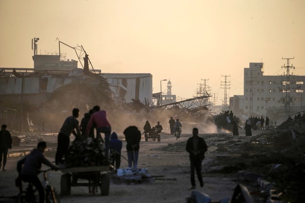 Na zdjęciu: Strefa Gazy /MOHAMMED SABER  /PAP/EPA