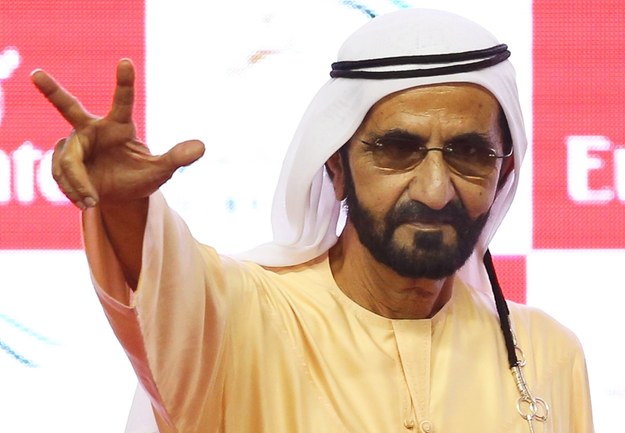 Na zdjęciu szejk Mohammed bin Raszid al Maktum, władca Dubaju /	ALI HAIDER /PAP/EPA