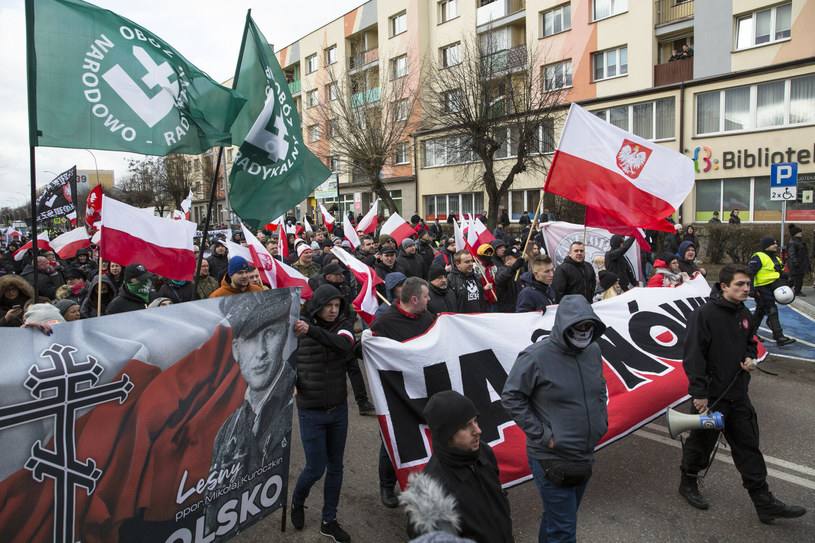 Na zdjęciu: Zeszłoroczny marsz nacjonalistów w Hajnówce /Marek Maliszewski  /Reporter