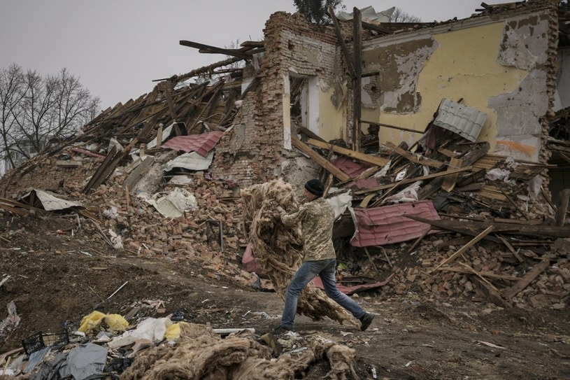 Na zdjęciu zniszczenia w Mariupolu /AP/Associated Press/East News /East News