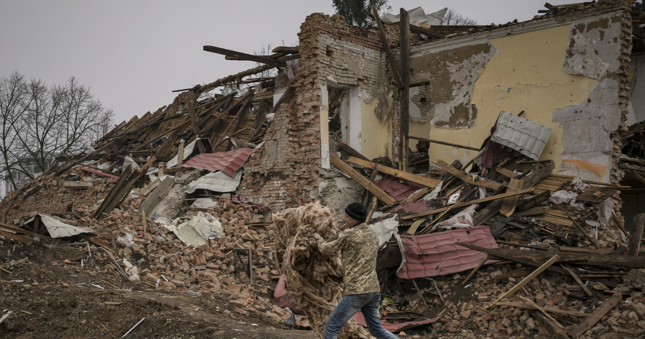 Na zdjęciu zniszczenia w Mariupolu /AP/Associated Press/East News /East News